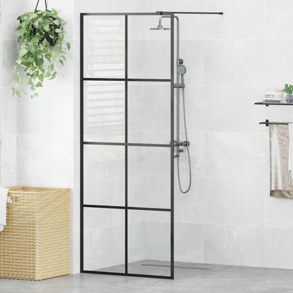 Duschwand für Begehbare Dusche mit Klarem ESG Glas 80x195 cm