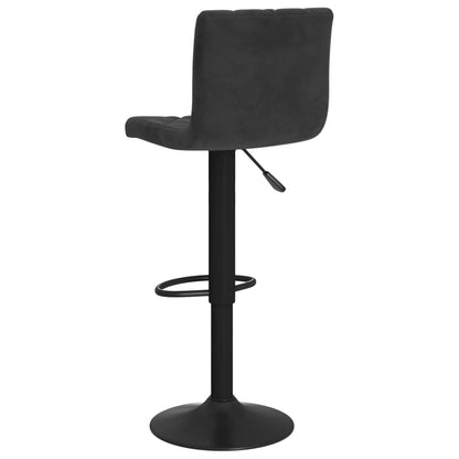 Barhocker 2 Stk. Schwarz Samt