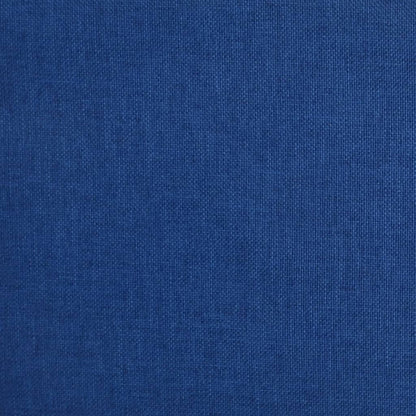 Drehbarer Barhocker Blau Stoff
