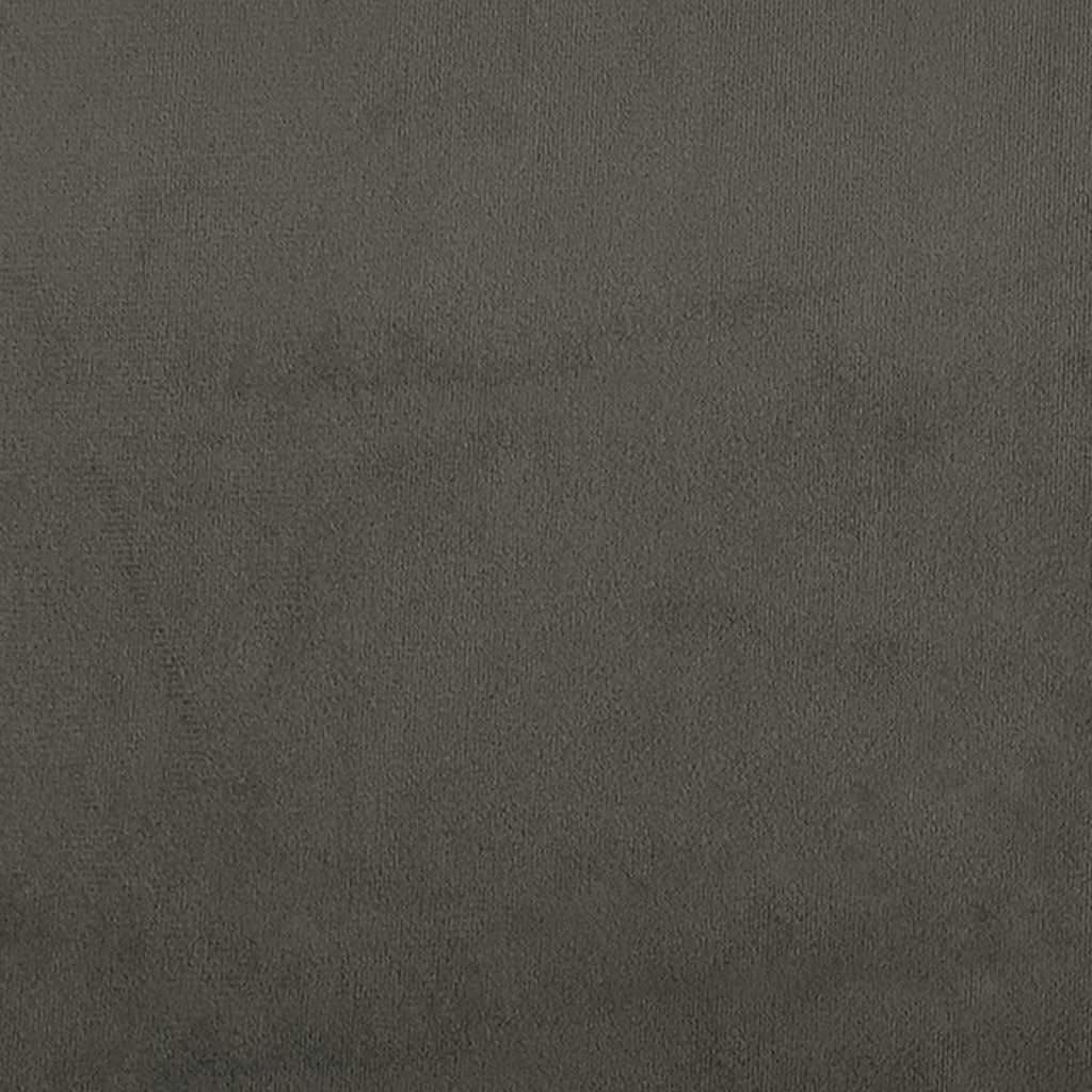 Esszimmerstühle 2 Stk. Drehbar Dunkelgrau Samt