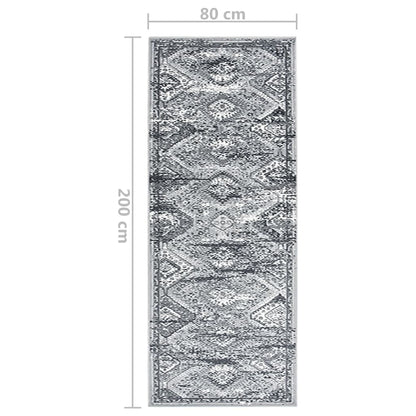 Teppichläufer BCF Orientalisch Grau 80x200 cm