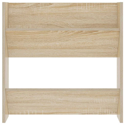 Wand-Schuhschrank Sonoma-Eiche 60x18x60 cm Holzwerkstoff