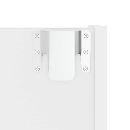 Wand-Schuhschrank Weiß 60x18x90 cm Holzwerkstoff