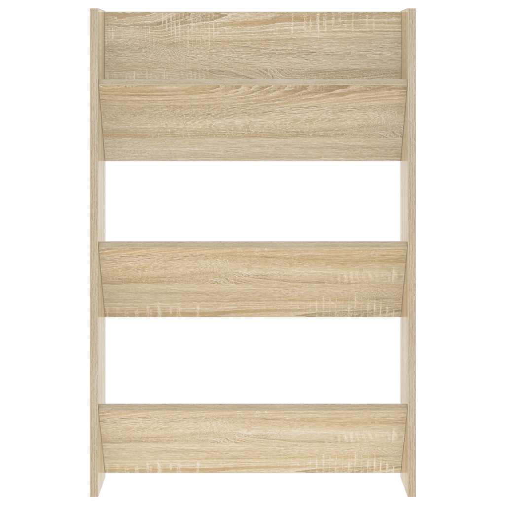Wand-Schuhschrank Sonoma-Eiche 60x18x90 cm Holzwerkstoff