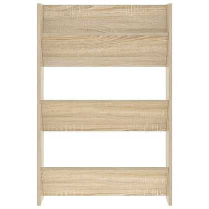 Wand-Schuhschrank Sonoma-Eiche 60x18x90 cm Holzwerkstoff