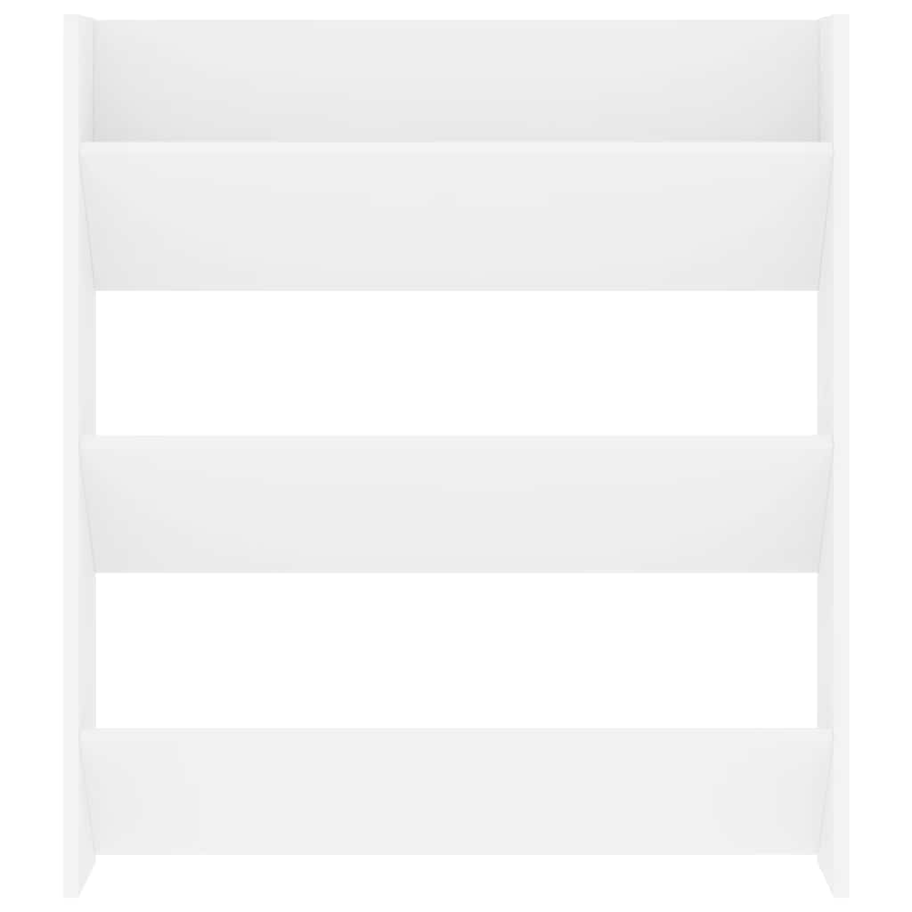 Wand-Schuhschrank Weiß 80x18x90 cm Holzwerkstoff