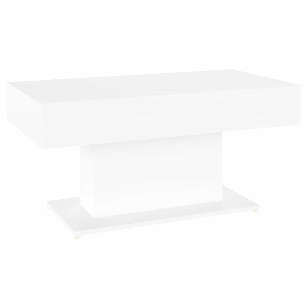 Couchtisch Weiß 96x50x45 cm Holzwerkstoff