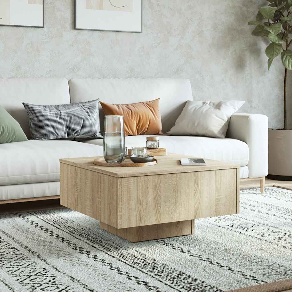 Couchtisch Sonoma-Eiche 60x60x31,5 cm Holzwerkstoff