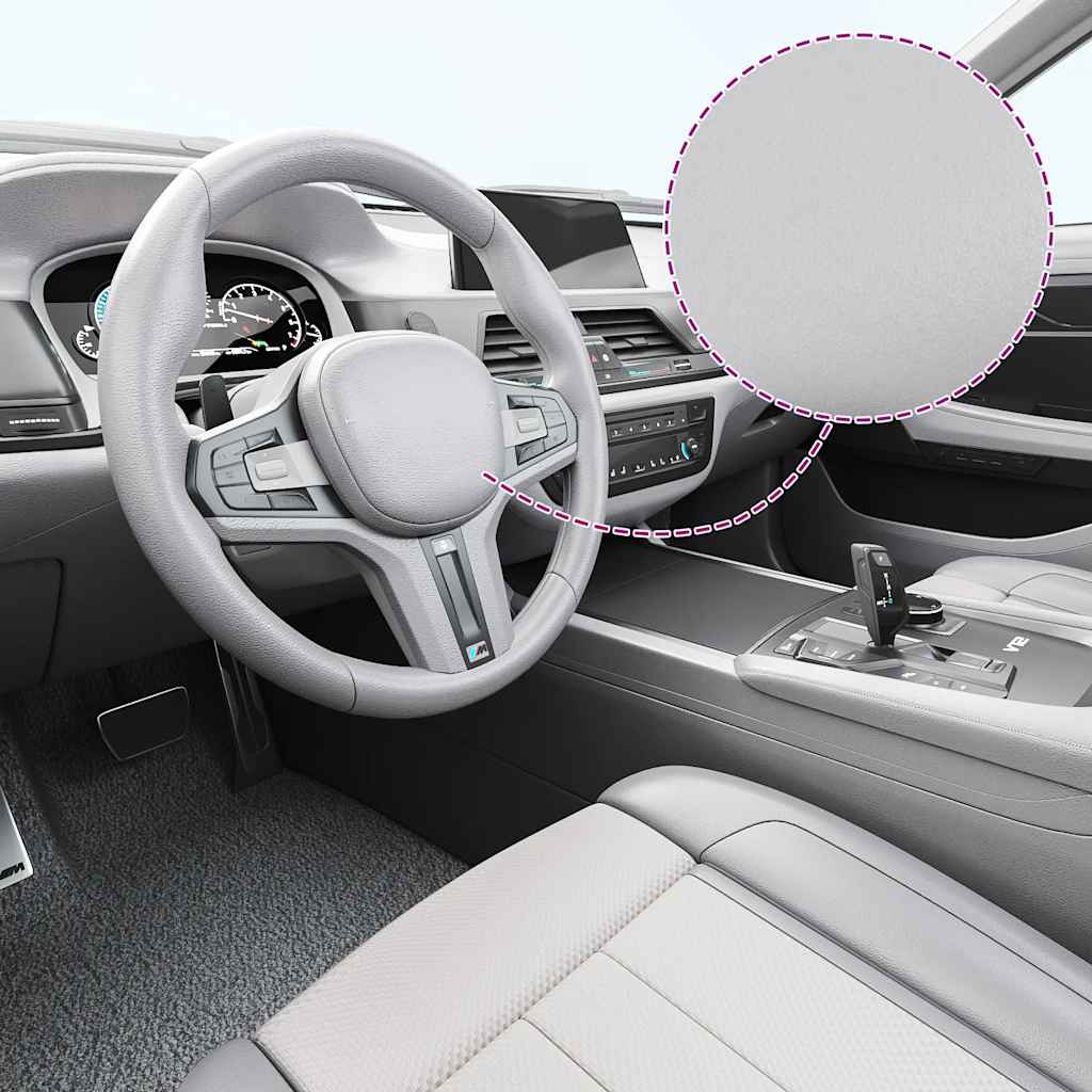 Autofolien 2 Stk. Matt-Silber 100x150 cm+50x150 cm