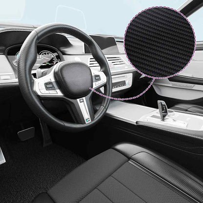 Autofolien 2 Stk. 3D Schwarz 100x150 cm