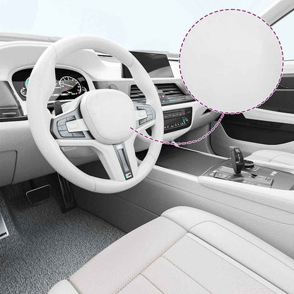 Autofolien 2 Stk. 4D Weiß 100x150 cm+50x150 cm