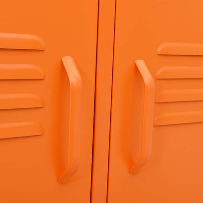 TV-Schrank Orange 105x35x50 cm Stahl