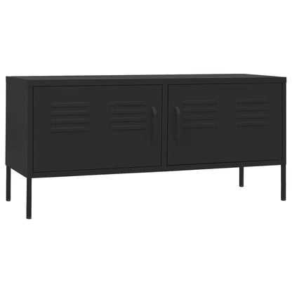 TV-Schrank Schwarz 105x35x50 cm Stahl