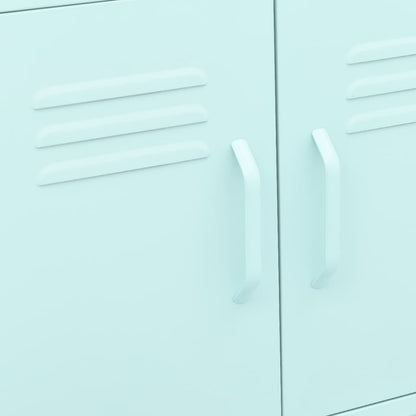 Lagerschrank Mintgrün 60x35x56 cm Stahl