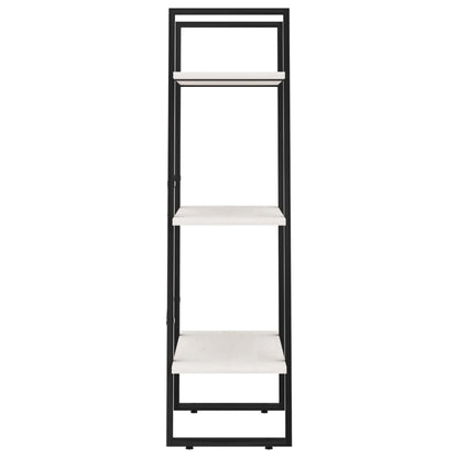 Standregal Weiß 60x30x105 cm Massivholz Kiefer