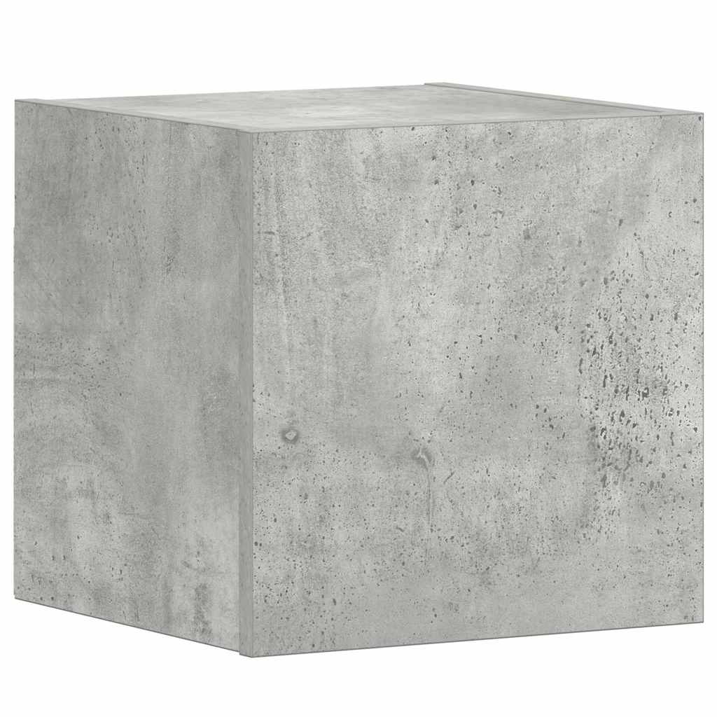 3-tlg. TV-Schrank-Set Betongrau Holzwerkstoff