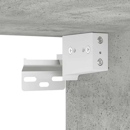 6-tlg. TV-Schrank-Set Betongrau Holzwerkstoff