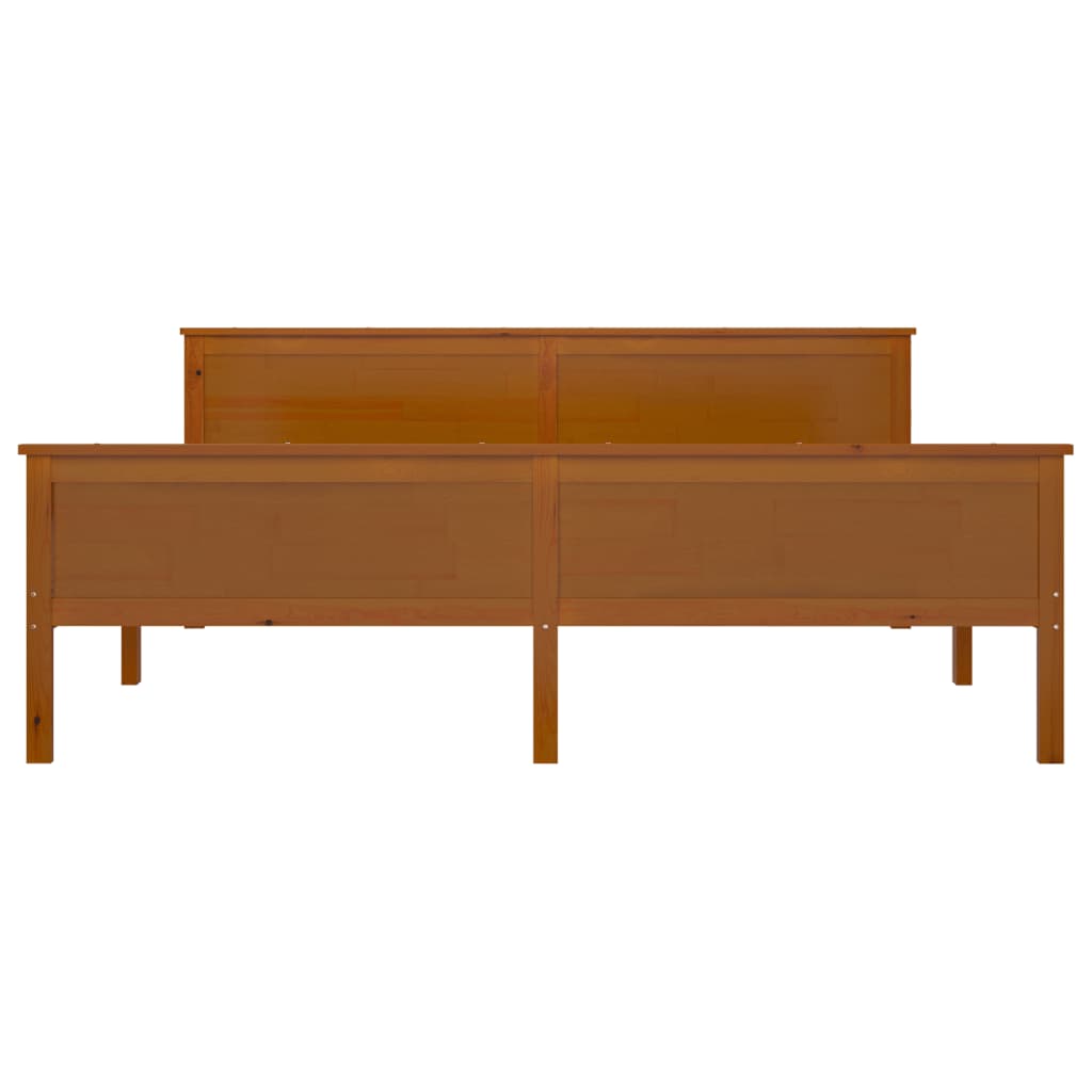 Massivholzbett Honigbraun Kiefernholz 180x200 cm