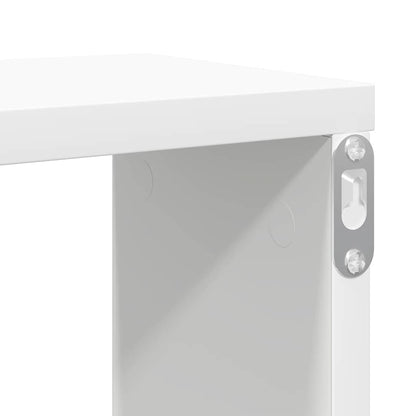 Würfelregale 4 Stk. Weiß 100x15x30 cm Holzwerkstoff