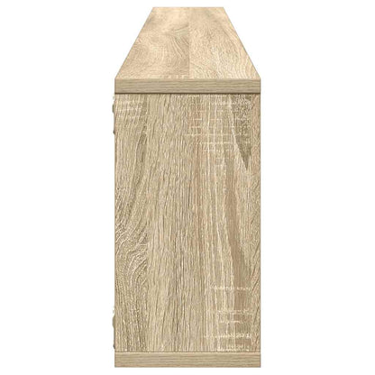 Würfelregale 2 Stk. Sonoma-Eiche 100x15x30 cm Holzwerkstoff