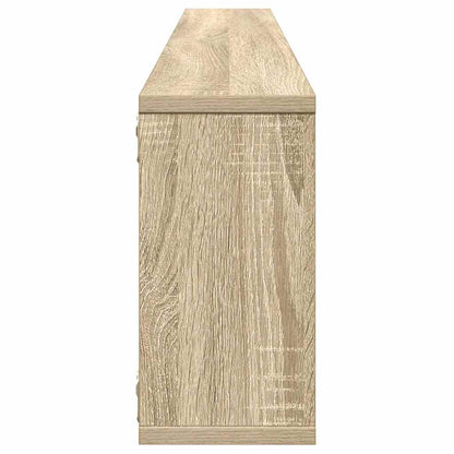 Würfelregale 4 Stk. Sonoma-Eiche 100x15x30 cm Holzwerkstoff