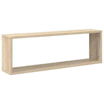 Würfelregale 2 Stk. Sonoma-Eiche 80x15x26,5 cm Holzwerkstoff