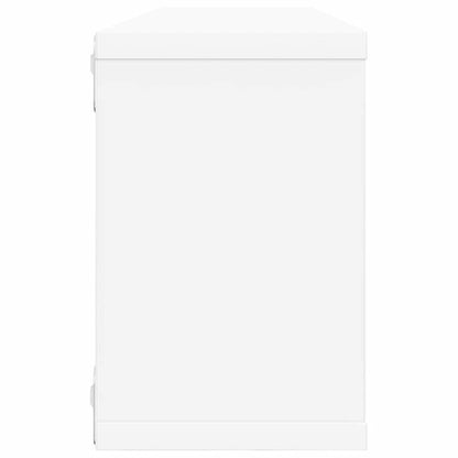 Würfelregale 6 Stk. Weiß 60x15x23 cm Holzwerkstoff