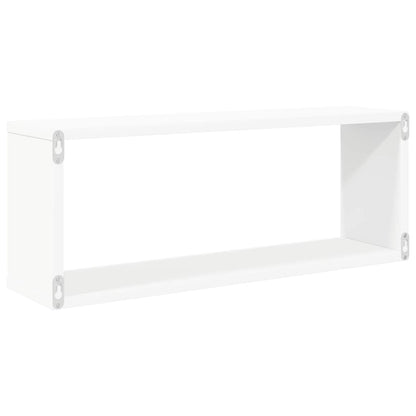 Würfelregale 6 Stk. Weiß 60x15x23 cm Holzwerkstoff