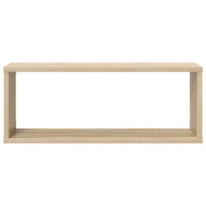 Würfelregale 2 Stk. Sonoma-Eiche 60x15x23 cm Holzwerkstoff