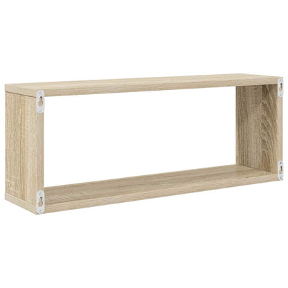 Würfelregale 6 Stk. Sonoma-Eiche 60x15x23 cm Holzwerkstoff