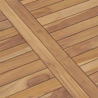 Garden Esstisch 120x70x77 cm Massiv Teakholz