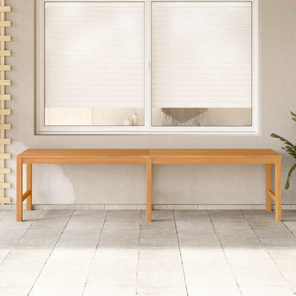 Gartenbank 180 cm Massivholz Teak