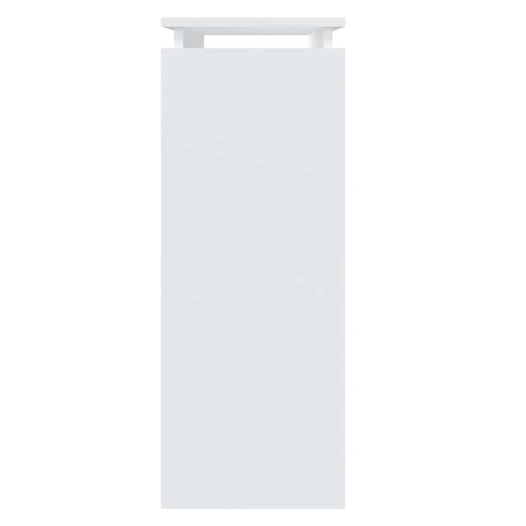 Konsolentisch Weiß 80x30x80 cm Holzwerkstoff