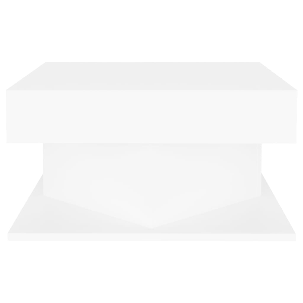 Couchtisch Weiß 57x57x30 cm Holzwerkstoff