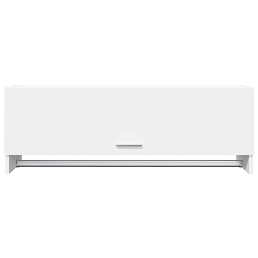 Kleiderschrank Weiß 100x32,5x35 cm Holzwerkstoff