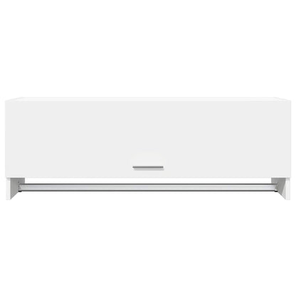 Kleiderschrank Weiß 100x32,5x35 cm Holzwerkstoff