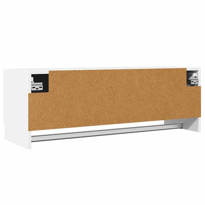 Kleiderschrank Weiß 100x32,5x35 cm Holzwerkstoff