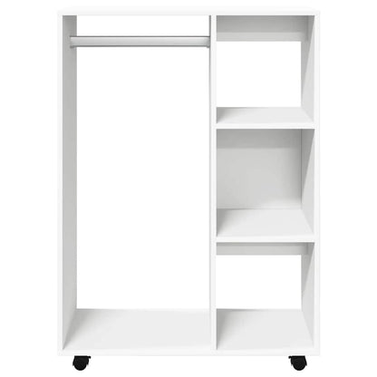 Kleiderschrank Weiß 80x40x110 cm Holzwerkstoff