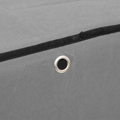 Schuhschrank Grau 60x30x166 cm Stoff