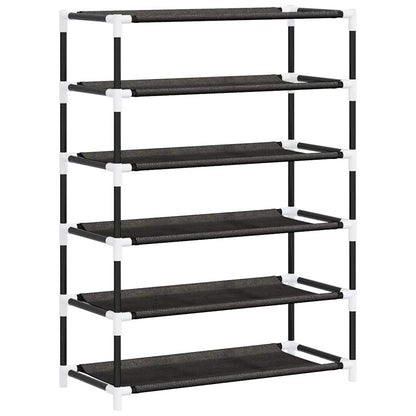 Schuhschrank Schwarz 60x28x90 cm Stoff