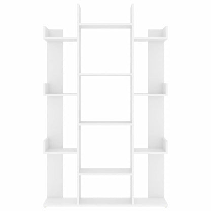 Bücherregal Weiß 86x25,5x140 cm Holzwerkstoff