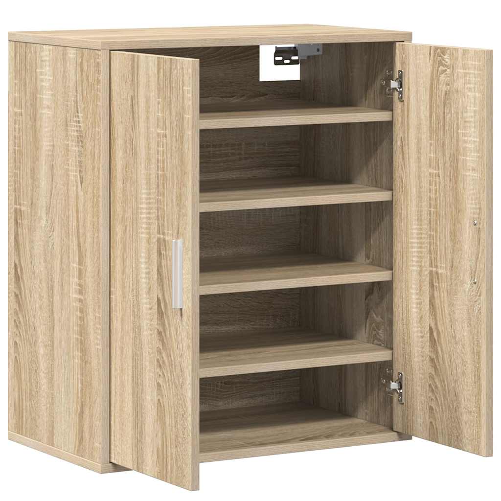 Schuhschrank Sonoma-Eiche 60x35x70 cm Holzwerkstoff