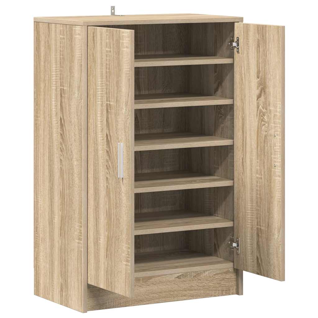 Schuhschrank Sonoma-Eiche 60x35x92 cm Holzwerkstoff