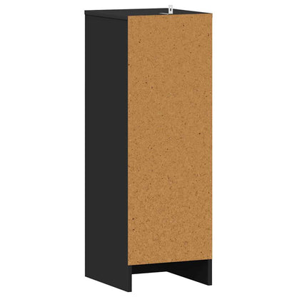 Schuhschrank Schwarz 32x35x92 cm Holzwerkstoff