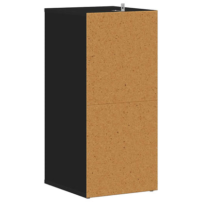Schuhschrank Schwarz 31,5x35x70 cm Holzwerkstoff