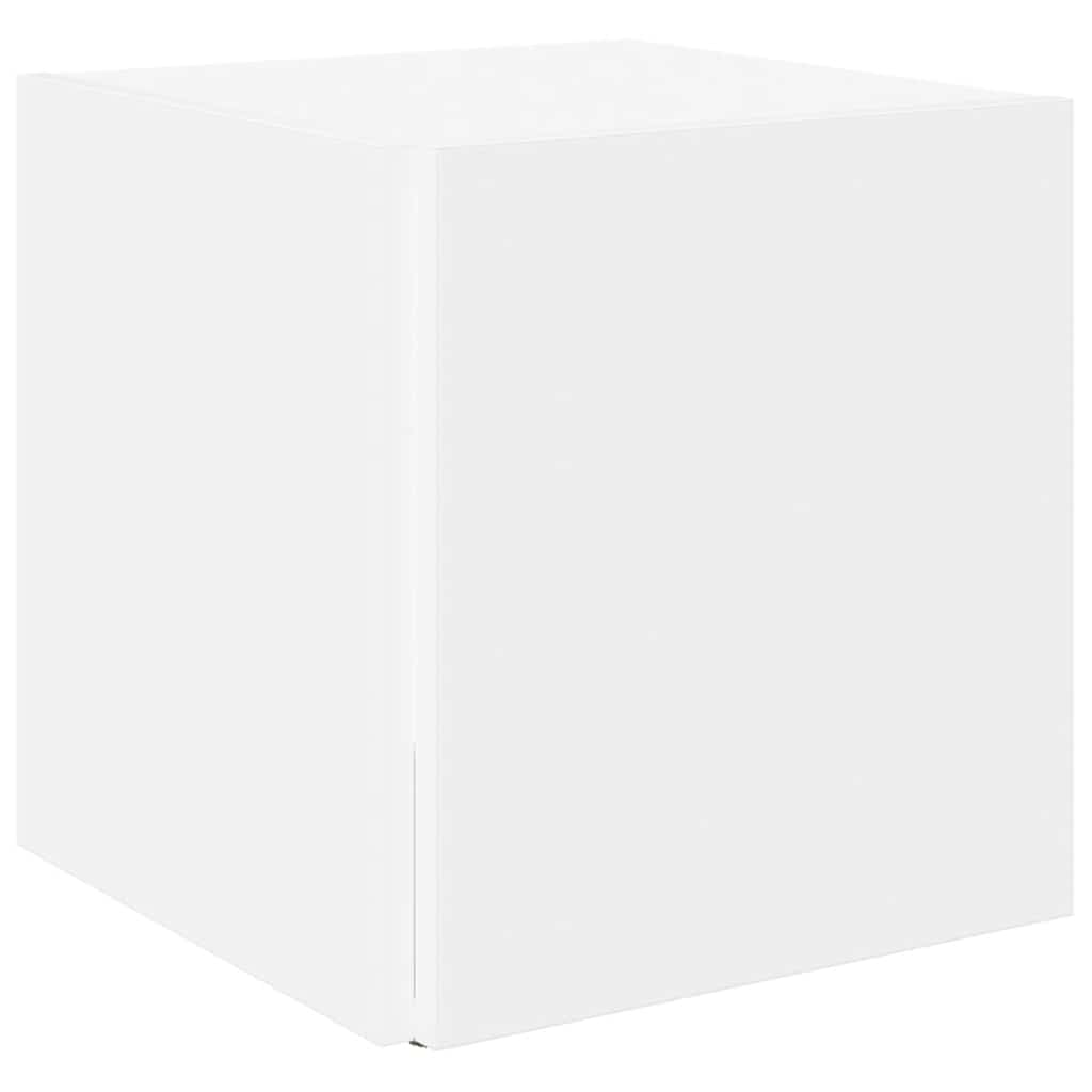 Beistelltisch Weiß 33x33x34,5 cm Holzwerkstoff