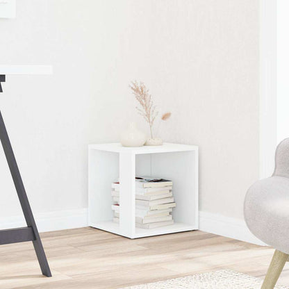 Beistelltisch Weiß 33x33x34,5 cm Holzwerkstoff