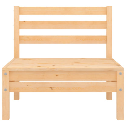 Garten-Mittelsofa Massivholz Kiefer