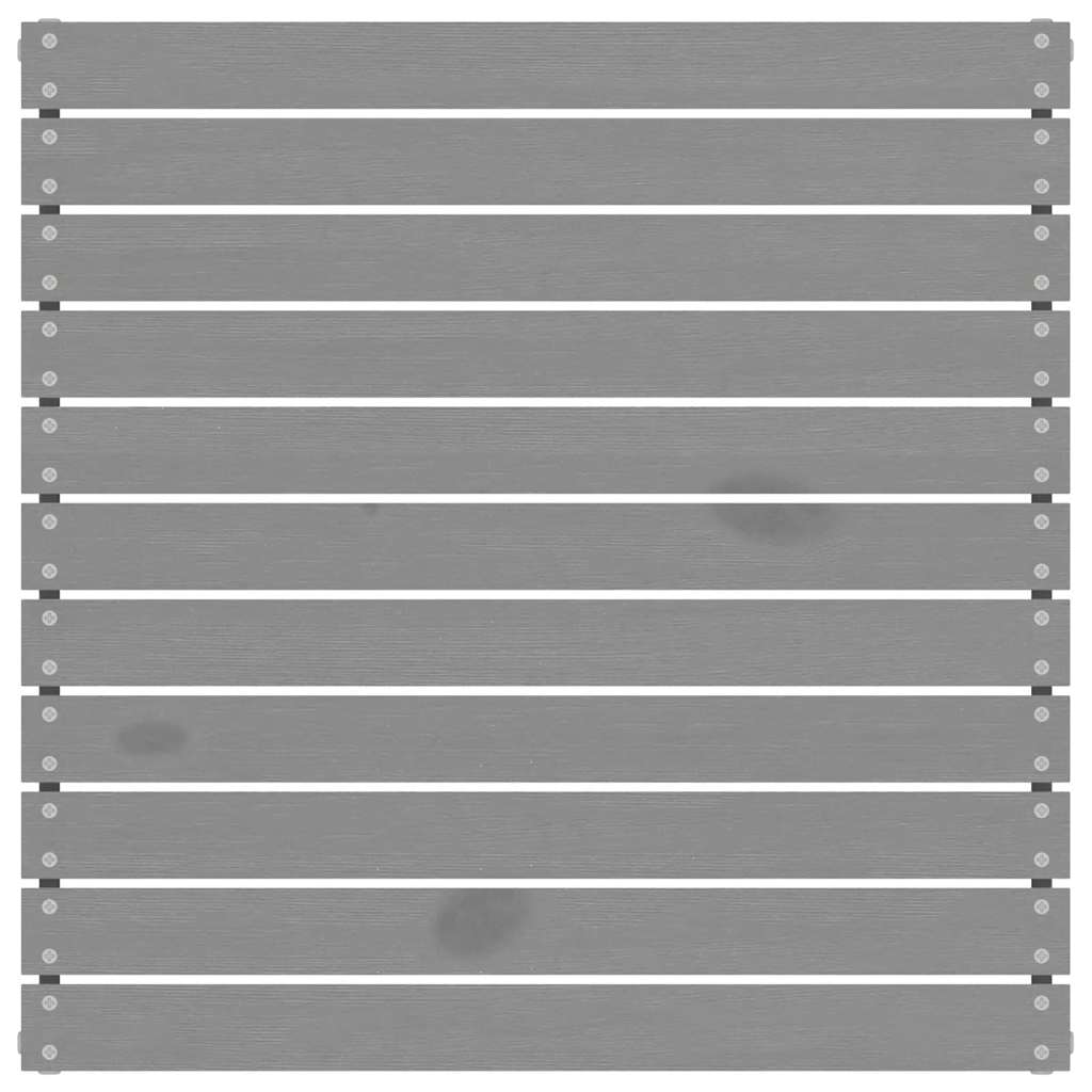 3-tlg. Garten-Lounge-Set mit Kissen in Grau Kiefer Massivholz