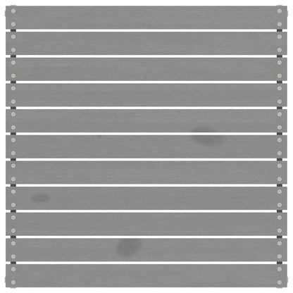 3-tlg. Garten-Lounge-Set mit Kissen in Grau Kiefer Massivholz